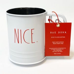 New Rae Dunn Christmas 3 Cup Sifter